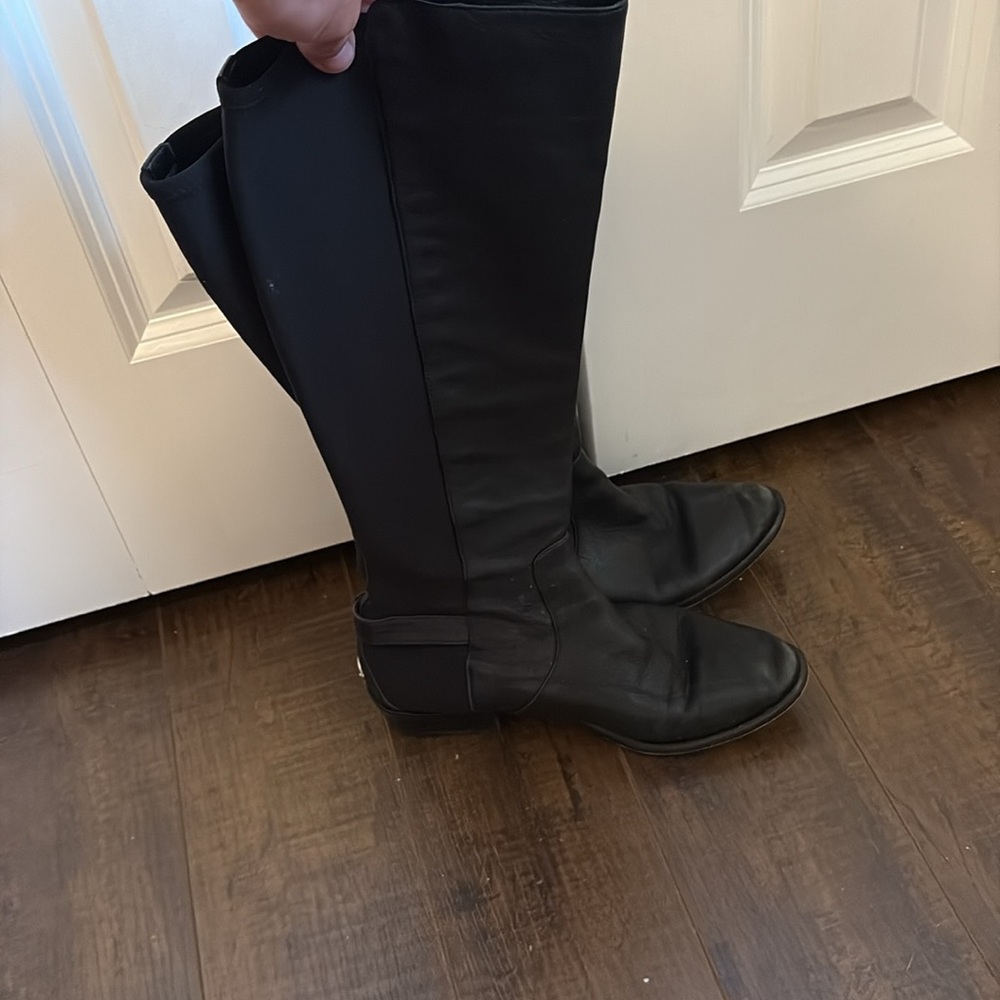 Coach Black Leather Women's Riding Boots
